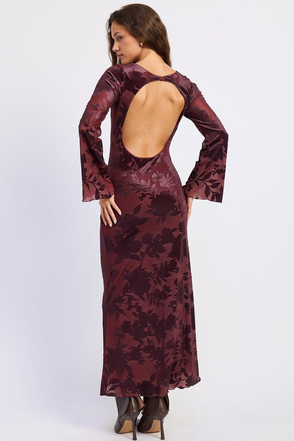 Honora Open-Back Maxi Dress