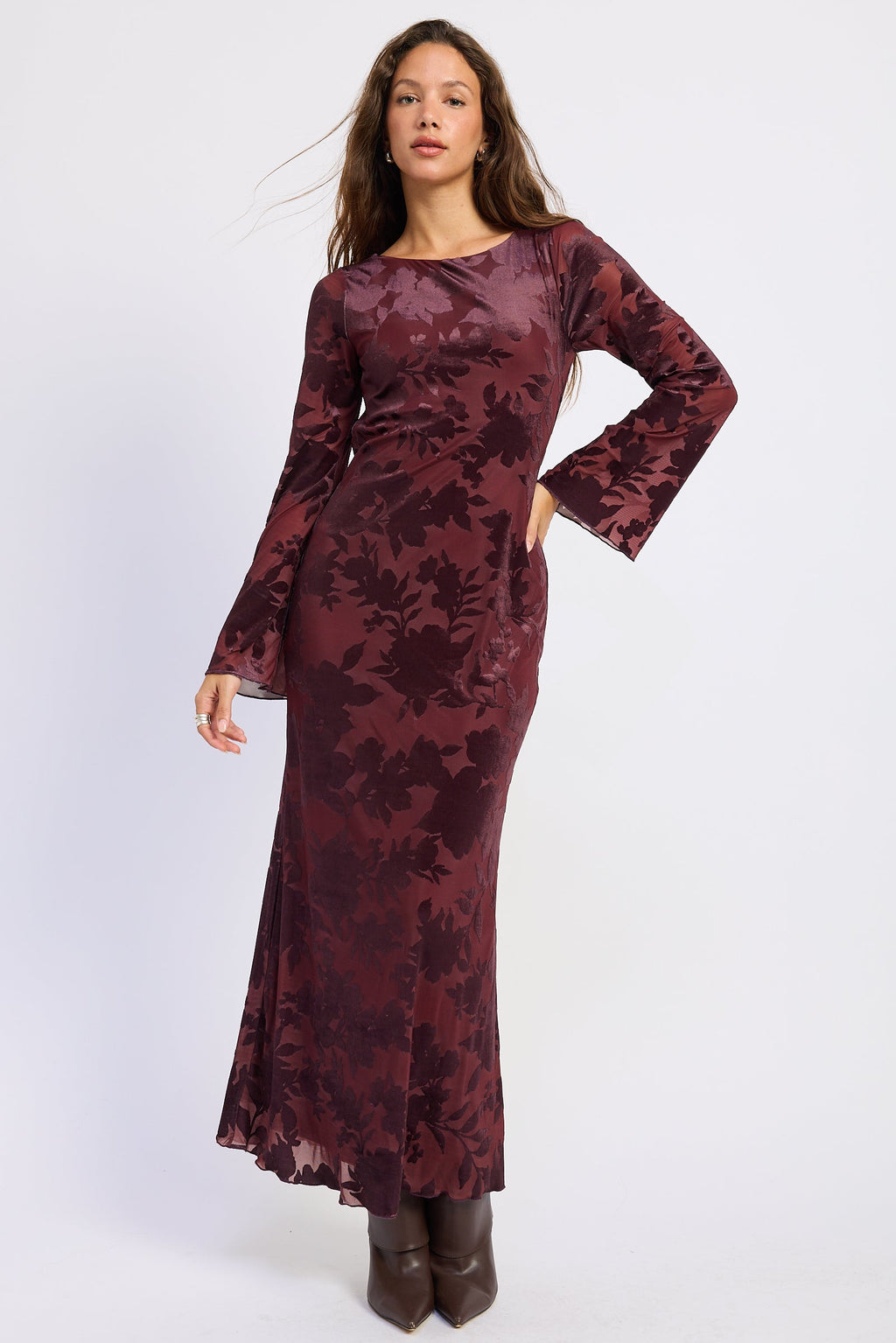 Honora Open-Back Maxi Dress