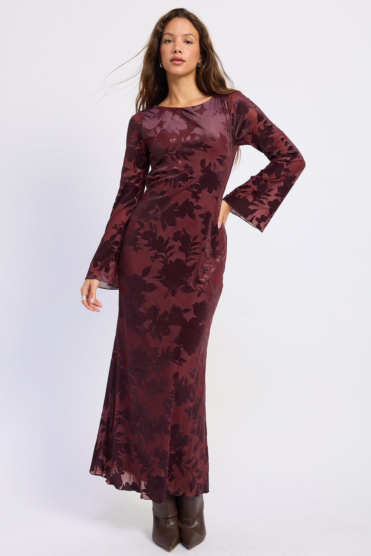 Honora Open-Back Maxi Dress