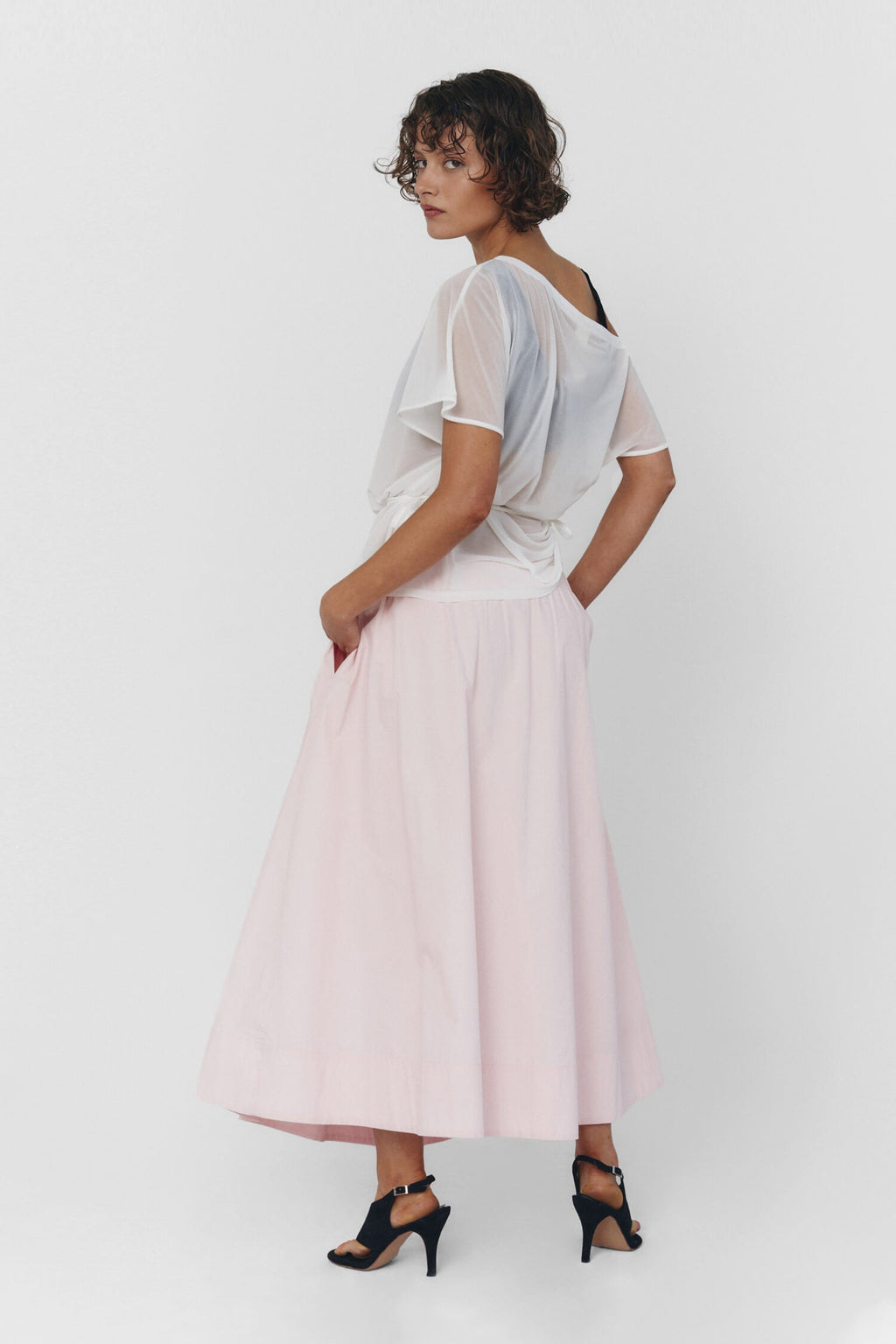 Uiara Pleated Midi Skirt — additional view 6