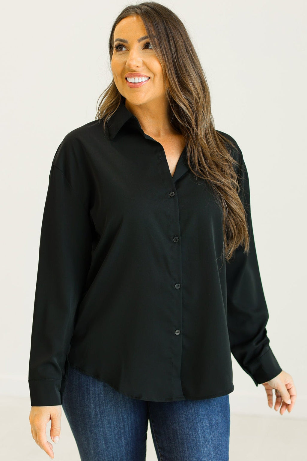 Kathryn Button-Up, Black — additional view 9