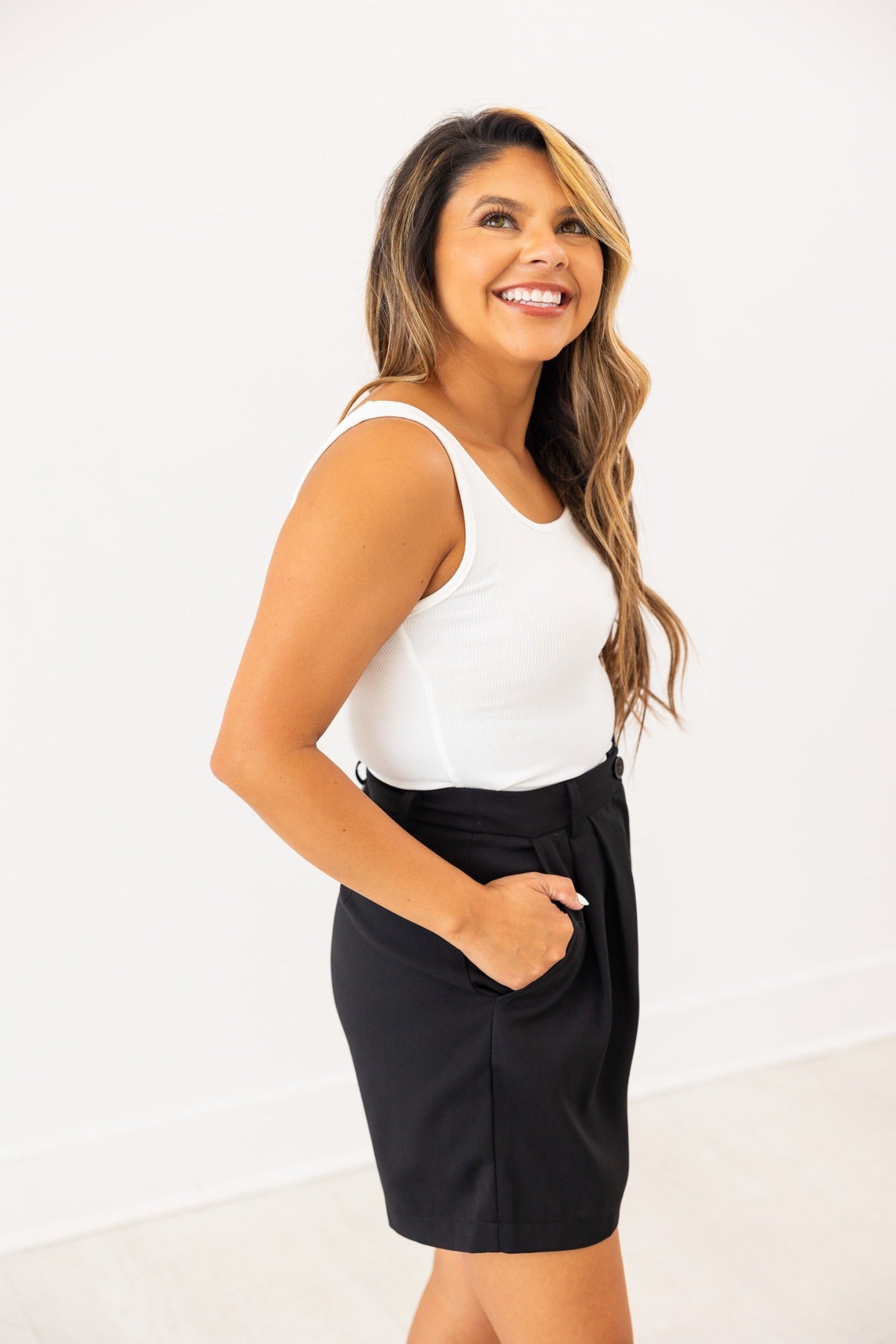Bella Tank Top, White — additional view 8