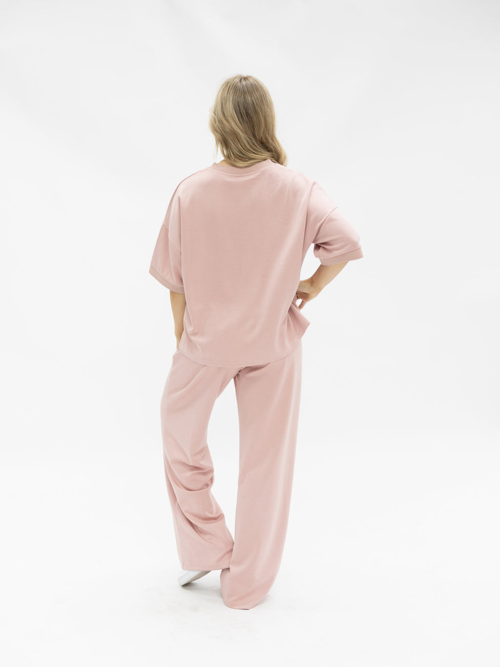 Butter Soft V-Neck Top, Pink — additional view 9