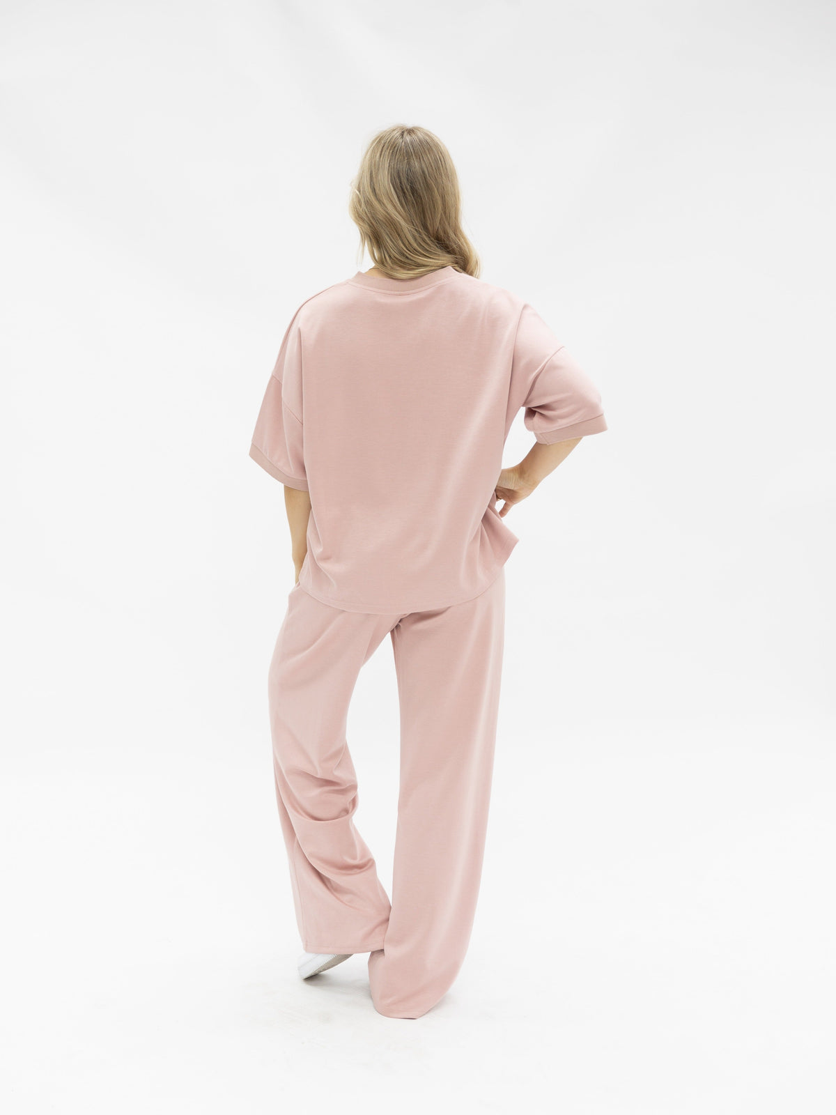 Butter Soft V-Neck Top, Pink — additional view 9