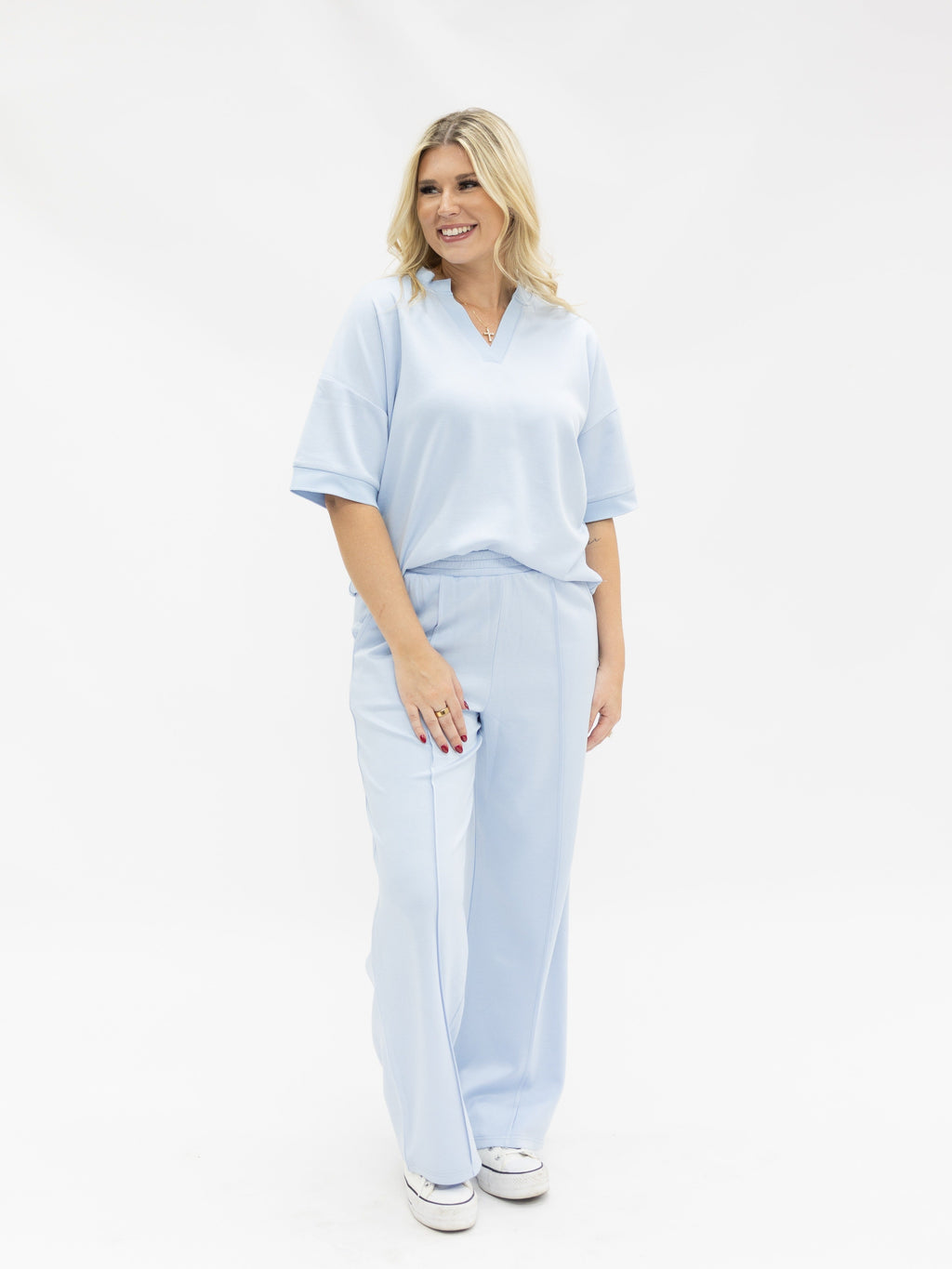Butter Soft Pants, Blue — additional view 5