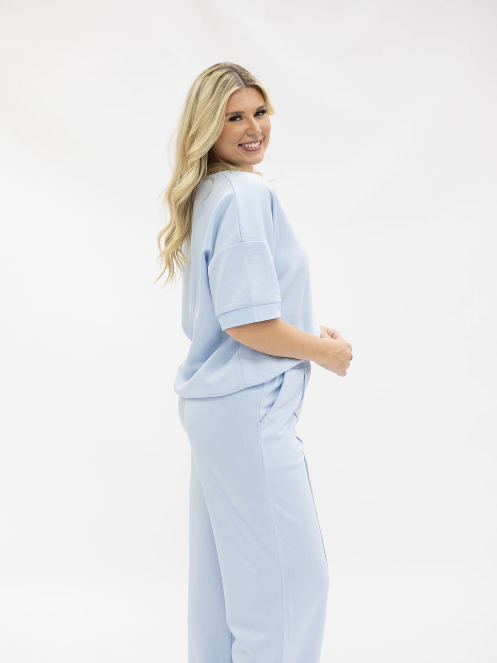 Butter Soft Pants, Blue — additional view 6