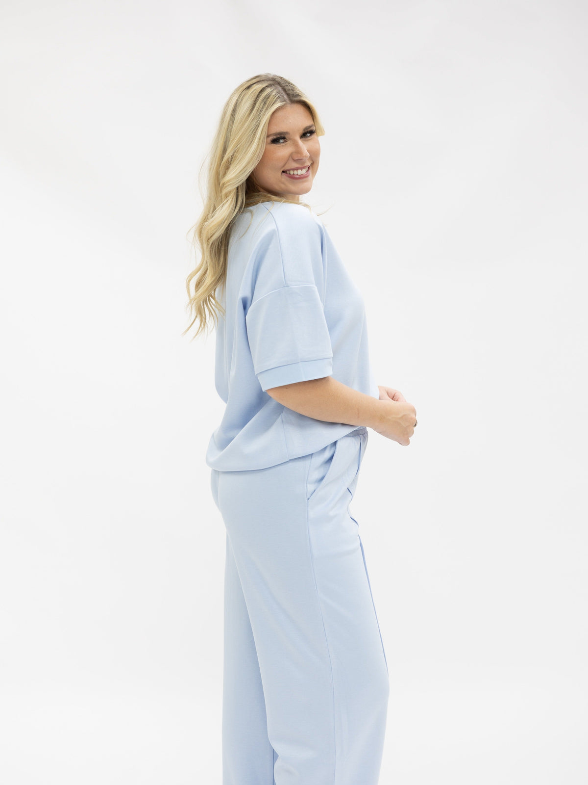 Butter Soft Pants, Blue — additional view 6