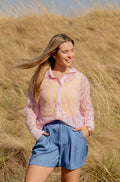 Kathryn Lace Shirt — Pink — additional view 10