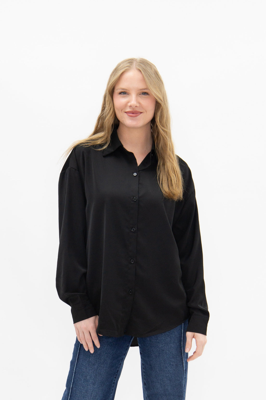 Kathryn Button-Up, Black — additional view 4