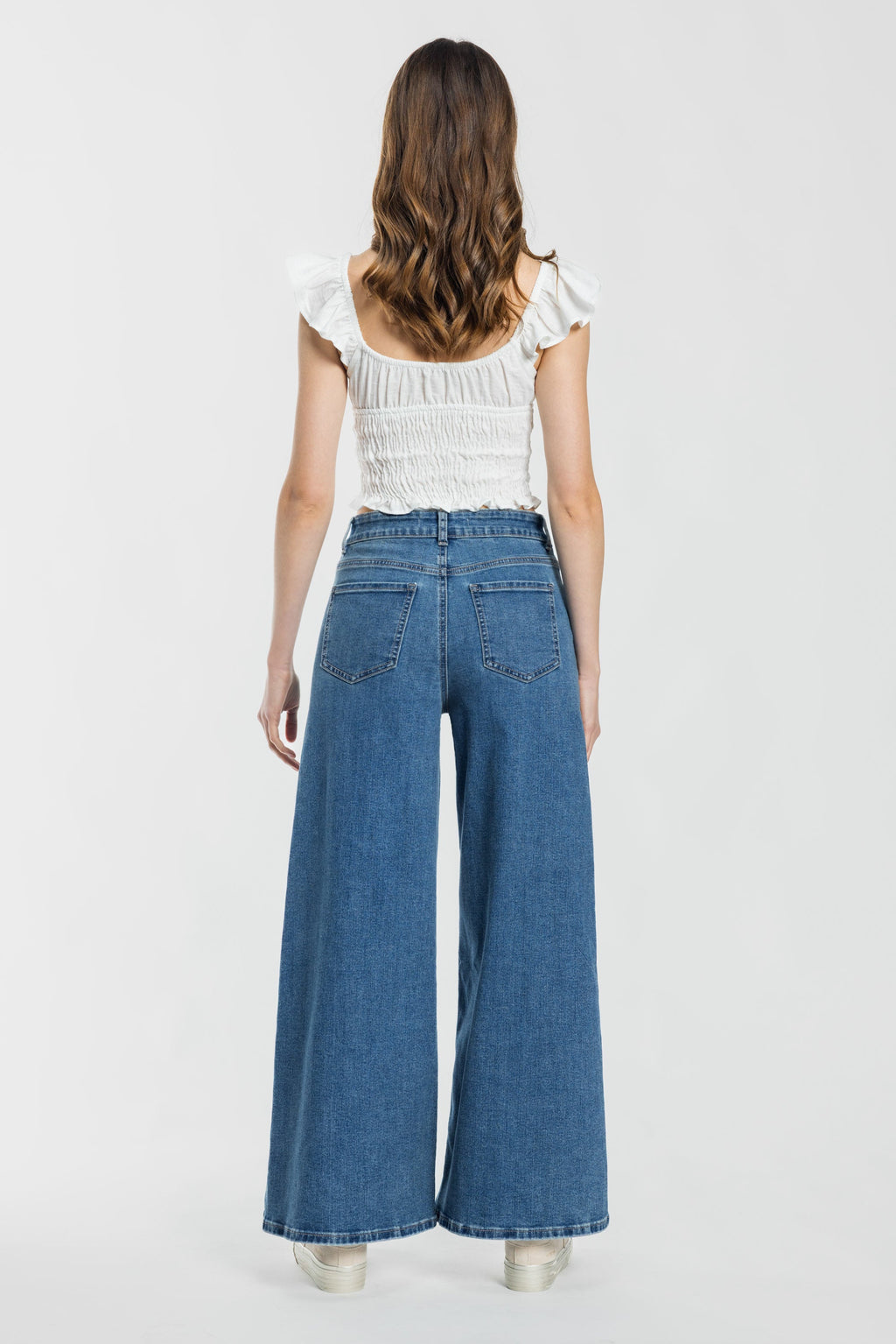 High Rise Super Wide Leg Jeans — additional view 5