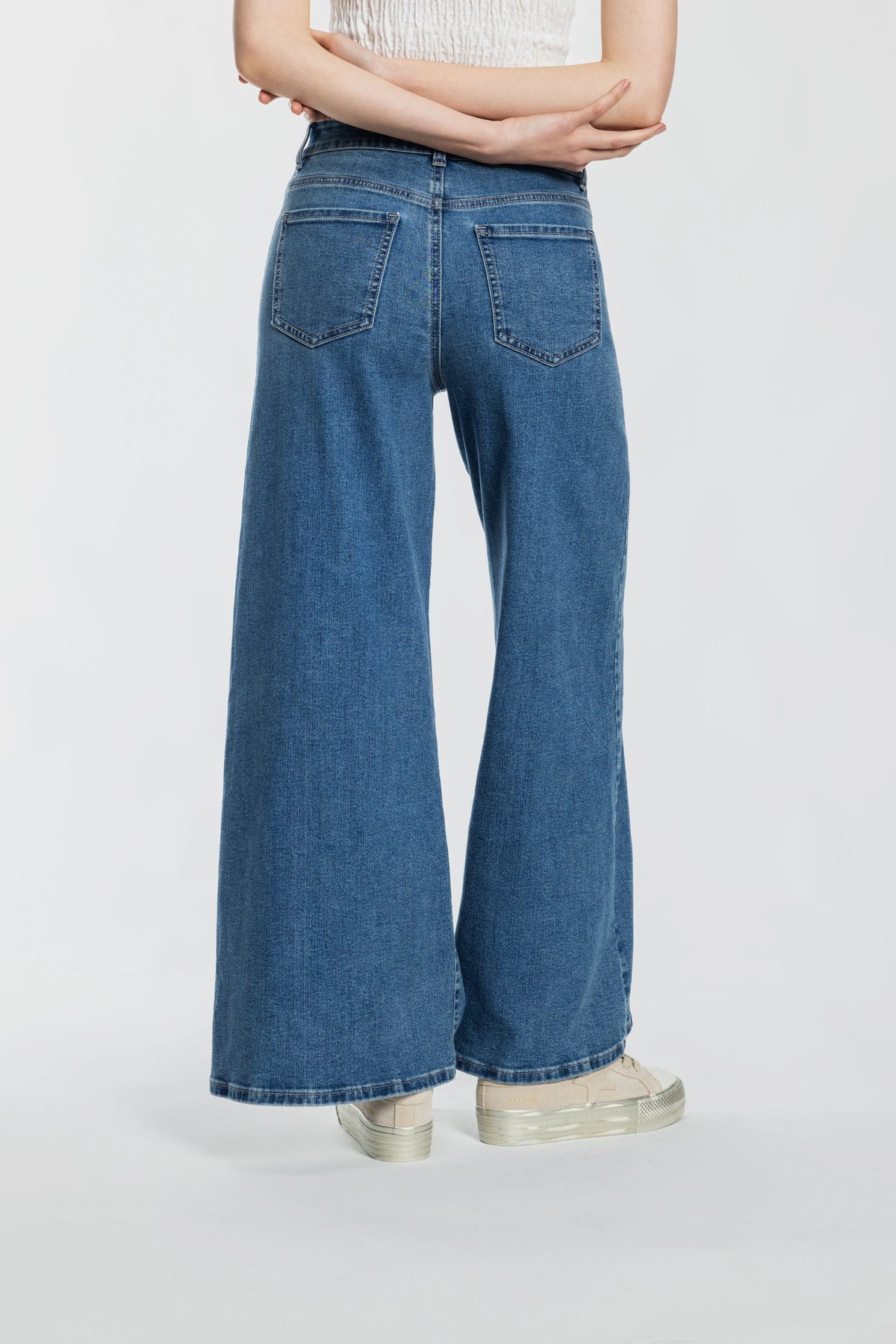 High Rise Super Wide Leg Jeans — additional view 6