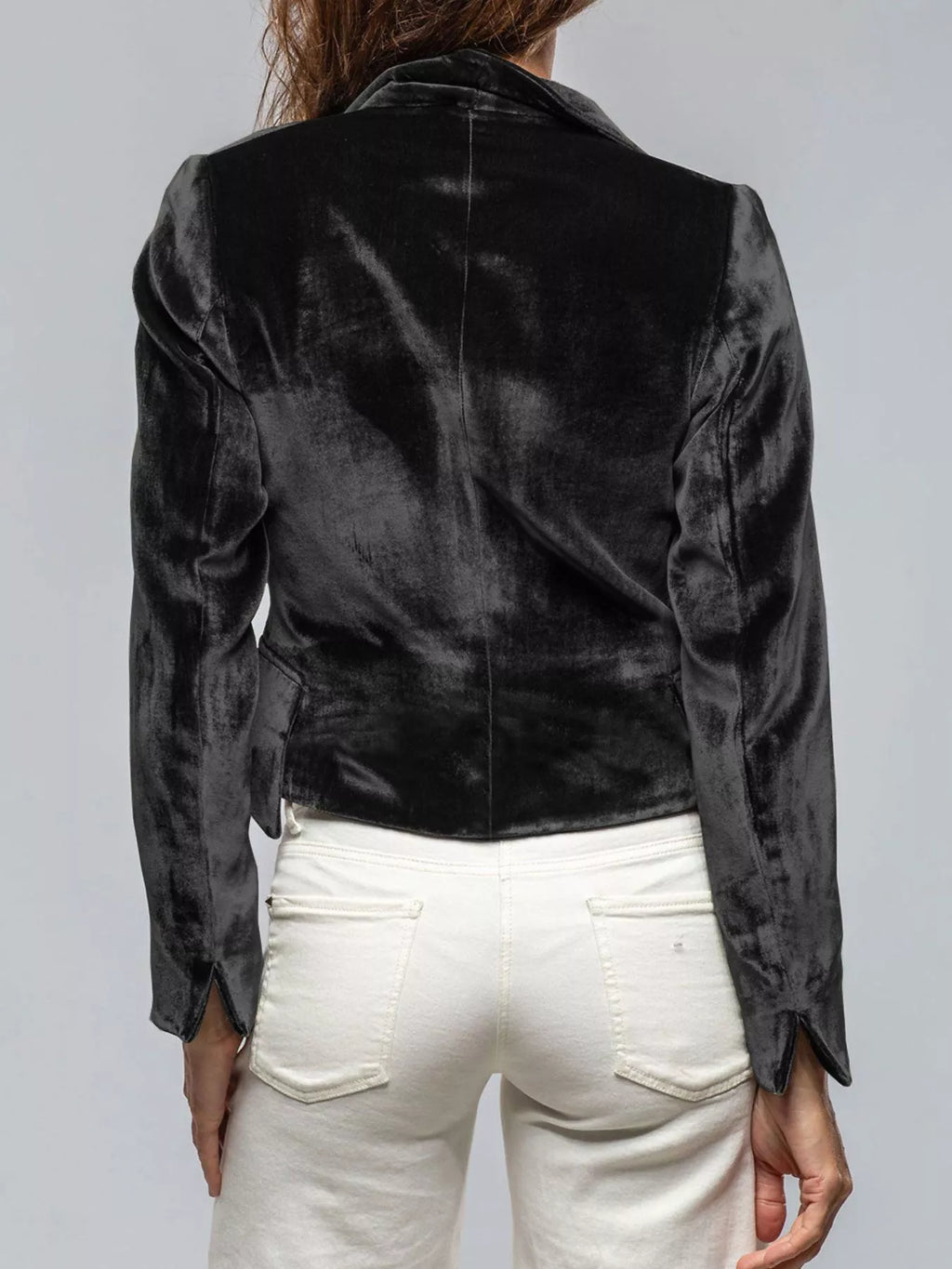 Velvet Single-Button Blazer — additional view 19