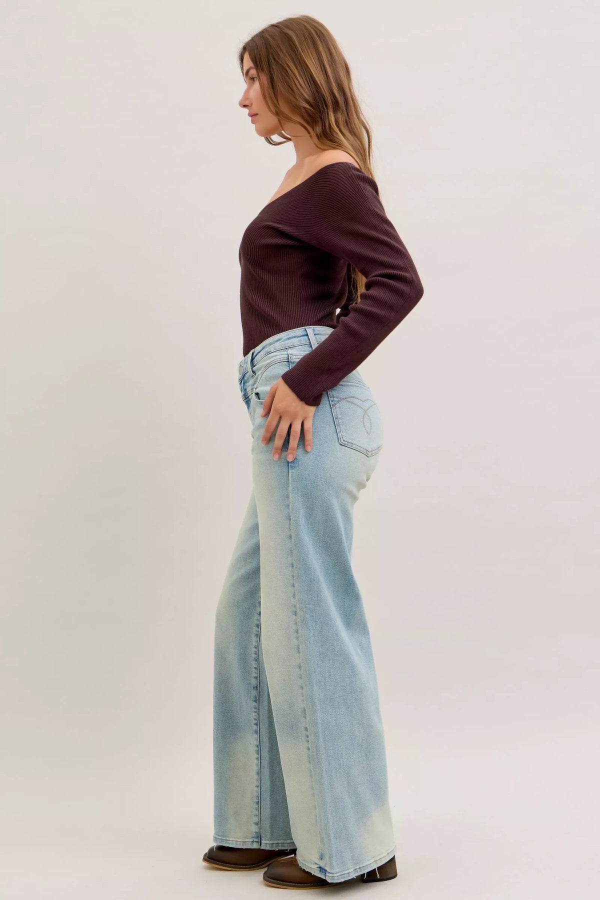 High-Waist Column Jeans — additional view 7