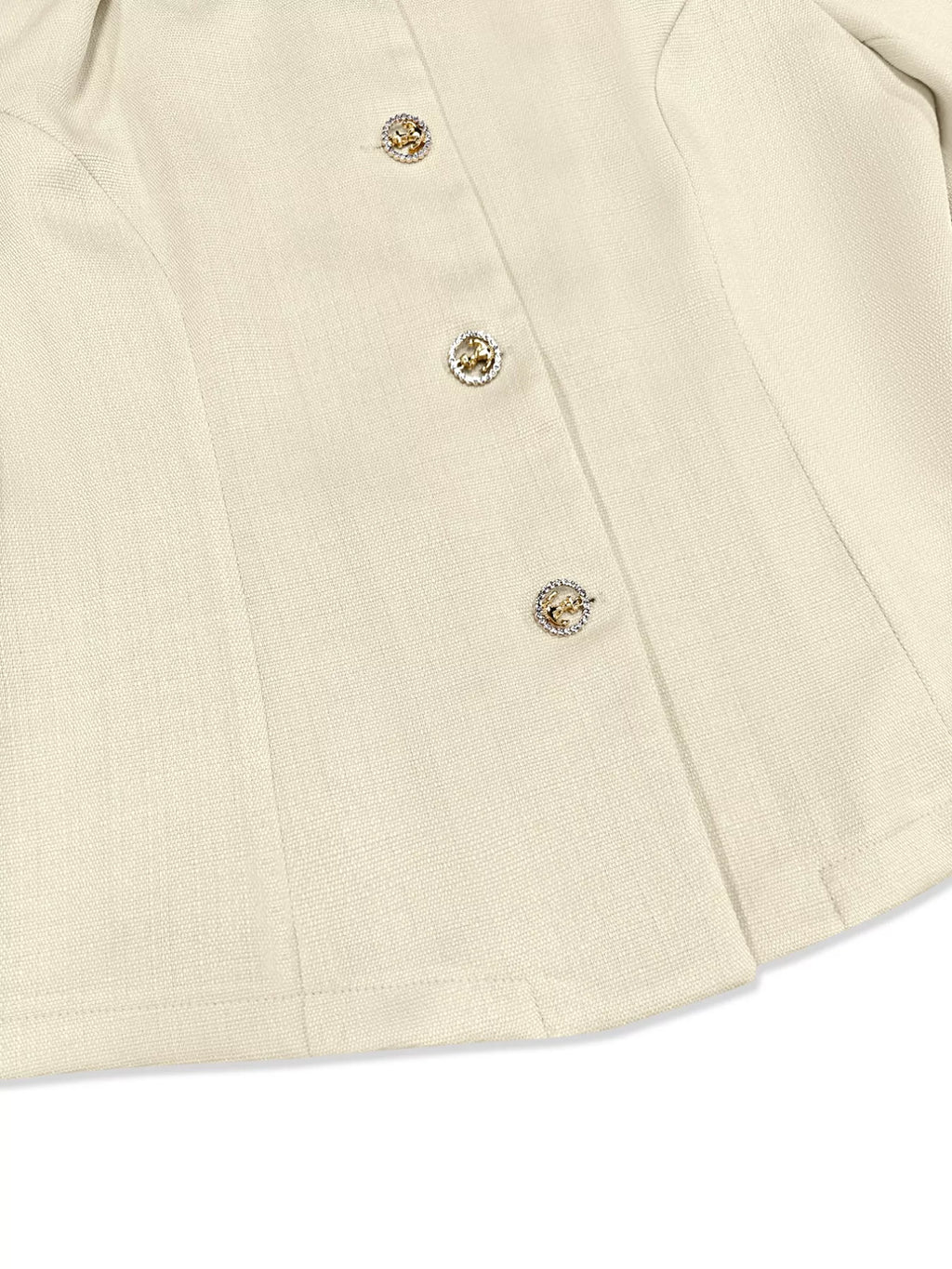 Square-Neck Fitted Blazer — additional view 5