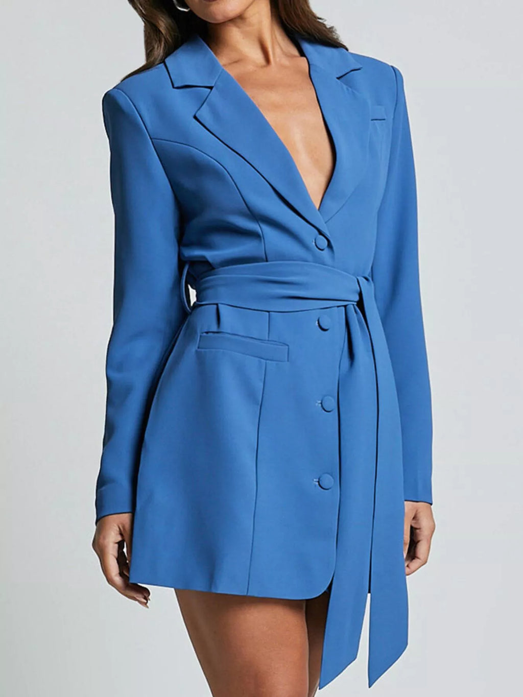 Belted Lapel Blazer — additional view 11