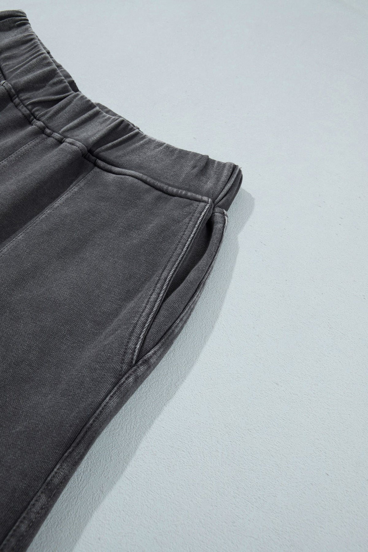 Lola Mineral Wash Seam Detail Elastic Waist Barrel Pants — additional view 18