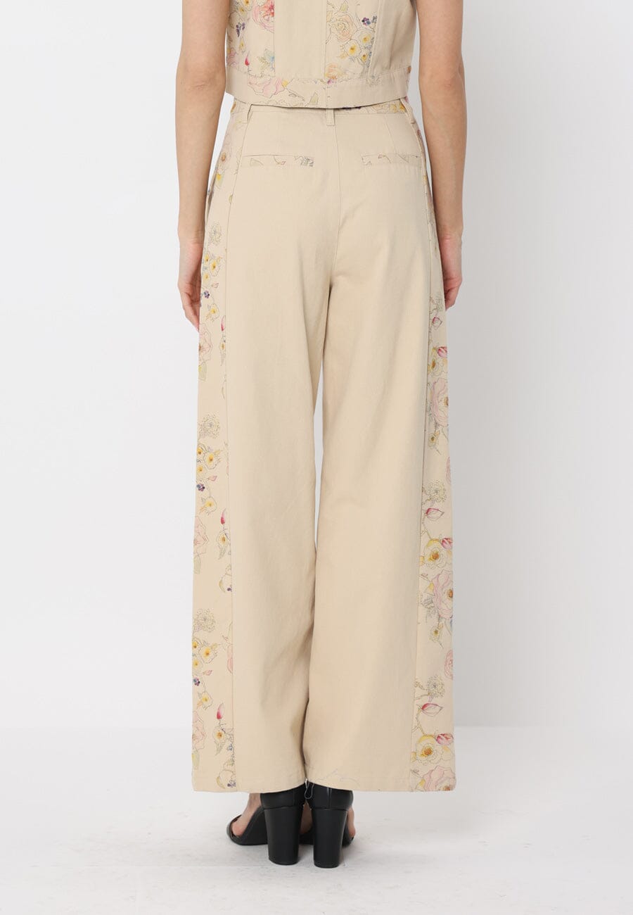 Floral Wide-Leg Pants — additional view 4